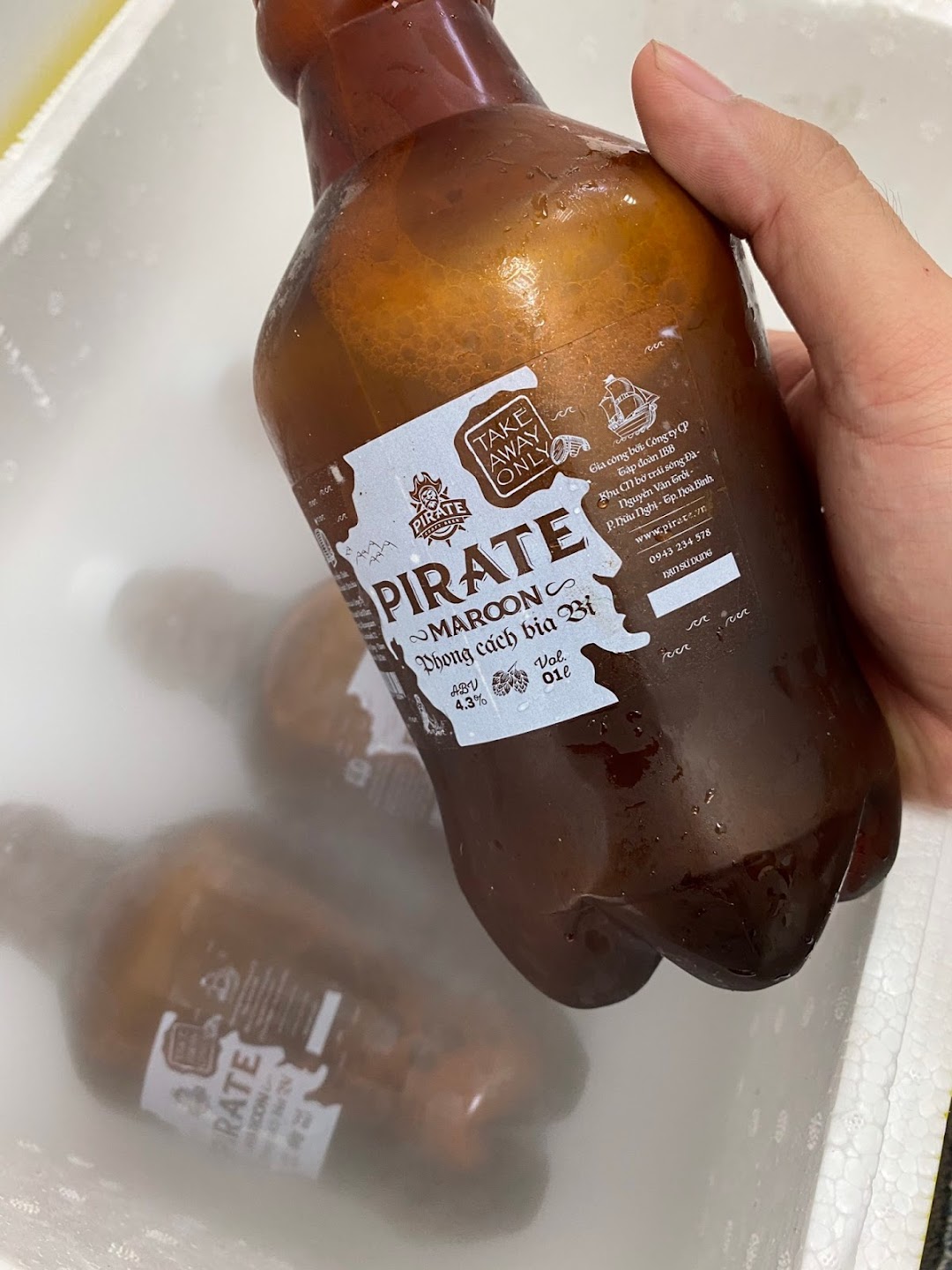 Áp suất bảo quản bia thủ công