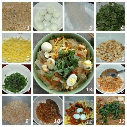 Cách làm món bánh tráng trộn Sài Gòn